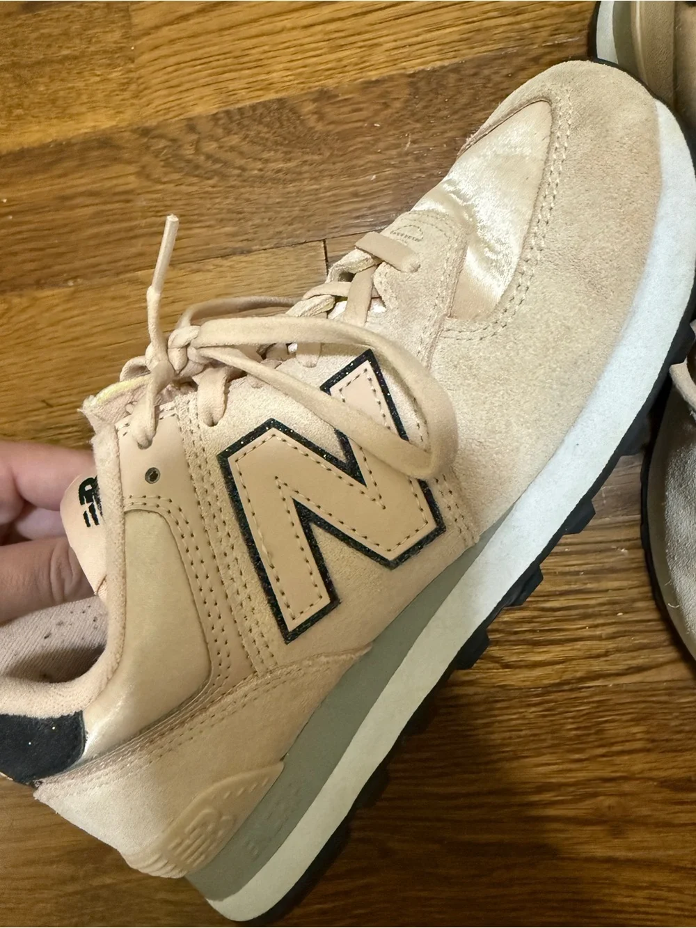 New Balance Women's Light Pink 574 Sneakers